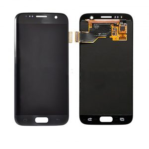 LCD Screen Replacement without frame for Samsung Galaxy S7 - Black
