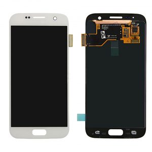 LCD Screen Replacement without frame for Samsung Galaxy S7 - White